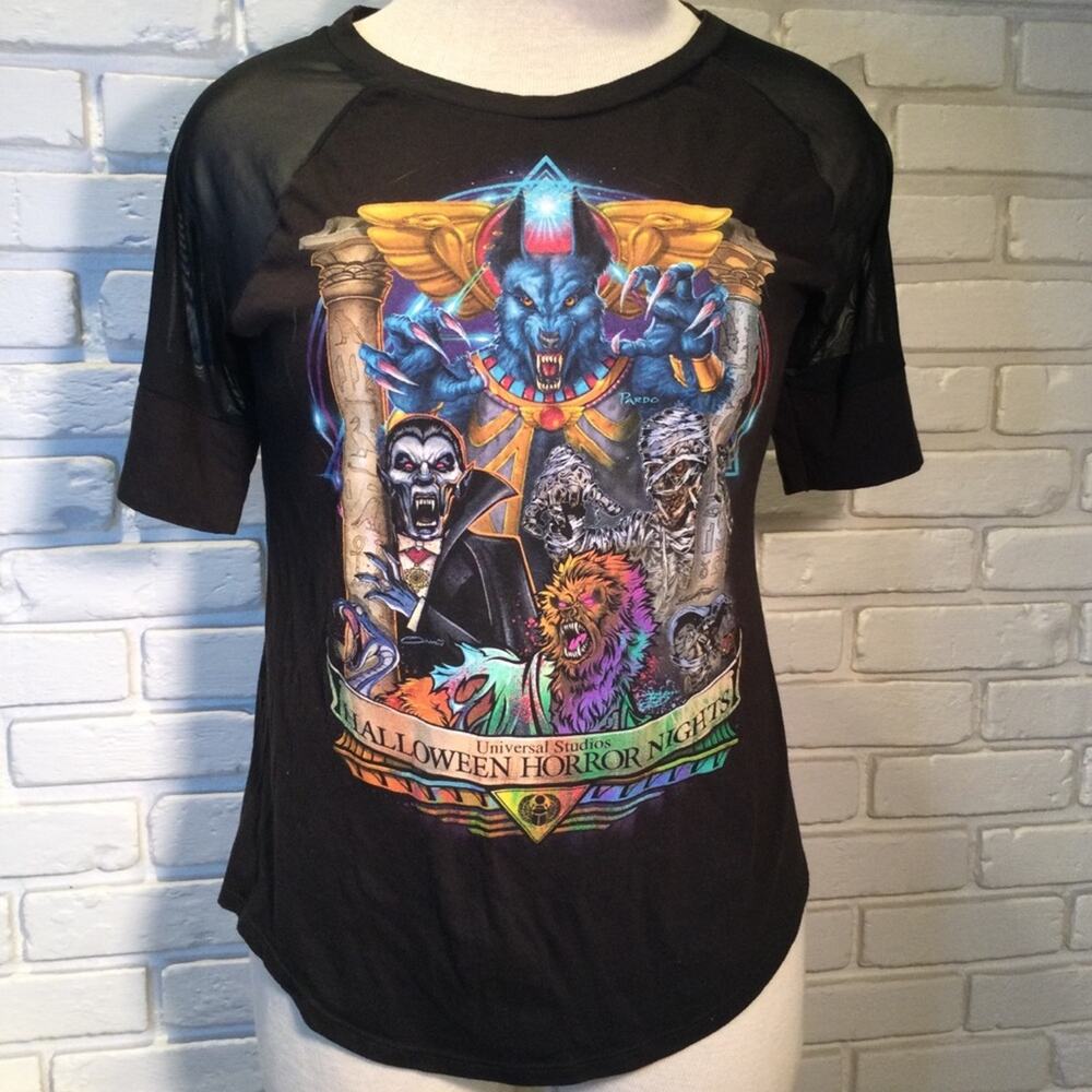 Halloween Horror Nights Ladies Tee XL Universal Studios